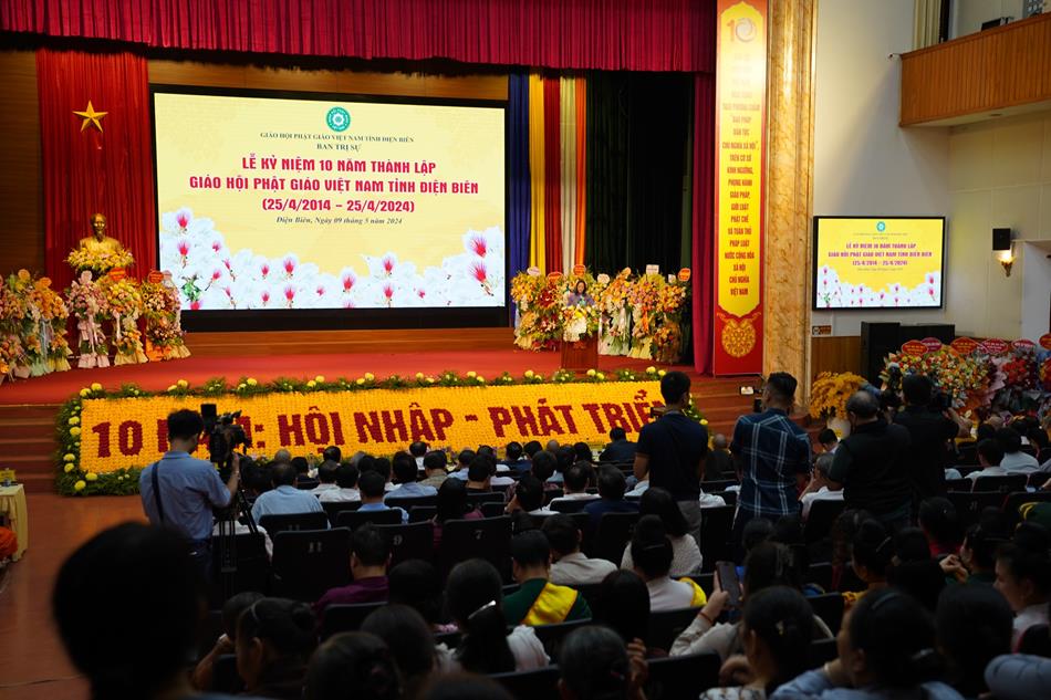 Điện Biên: Đại Lễ kỷ niệm 10 năm thành lập GHPGVN tỉnh.
